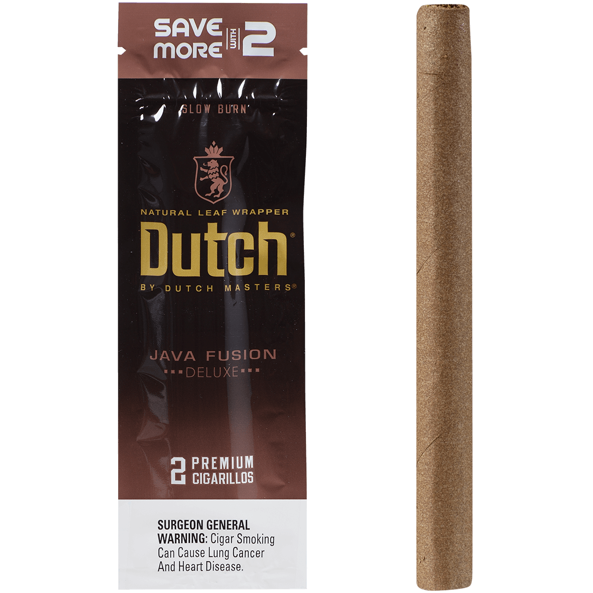 Dutch By Dutch Masters Cigarillos Java Fusion Sv/2 60 Ct. 30/2 Packs 5.63X42