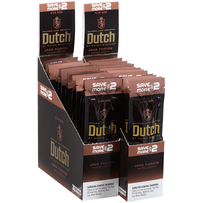 Dutch By Dutch Masters Cigarillos Java Fusion Sv/2 60 Ct. 30/2 Packs 5.63X42