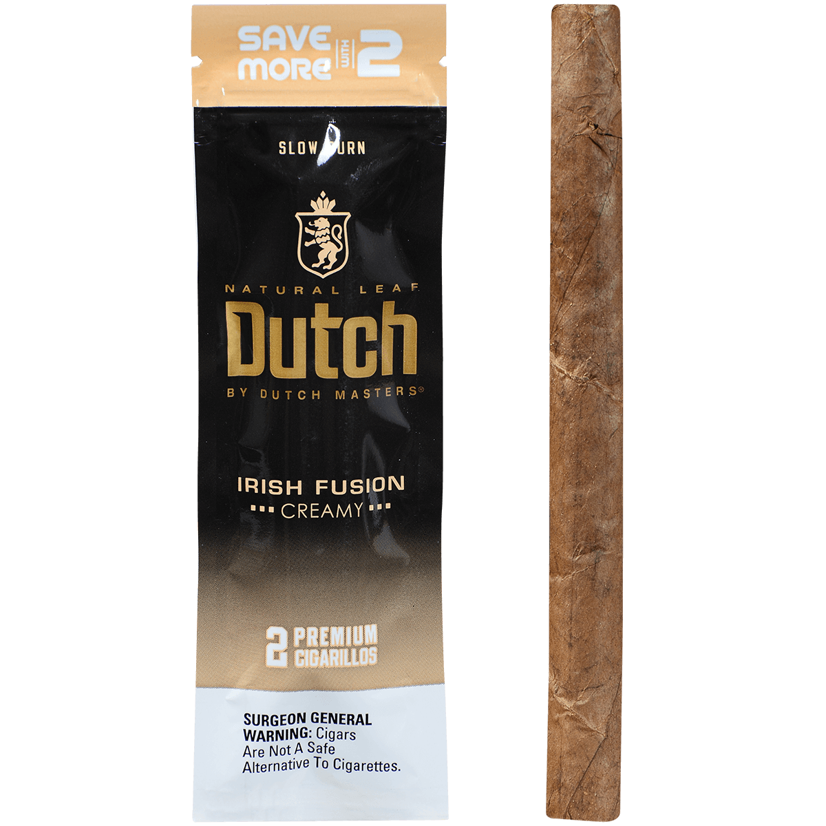 Dutch By Dutch Masters Cigarillos Irish Fusion Sv/2 60 Ct. 30/2 Packs 5.63X42
