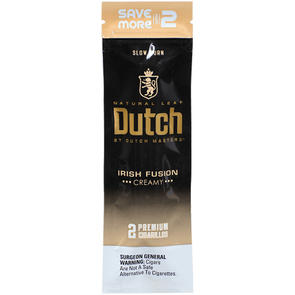 Dutch By Dutch Masters Cigarillos Irish Fusion Sv/2 60 Ct. 30/2 Packs 5.63X42