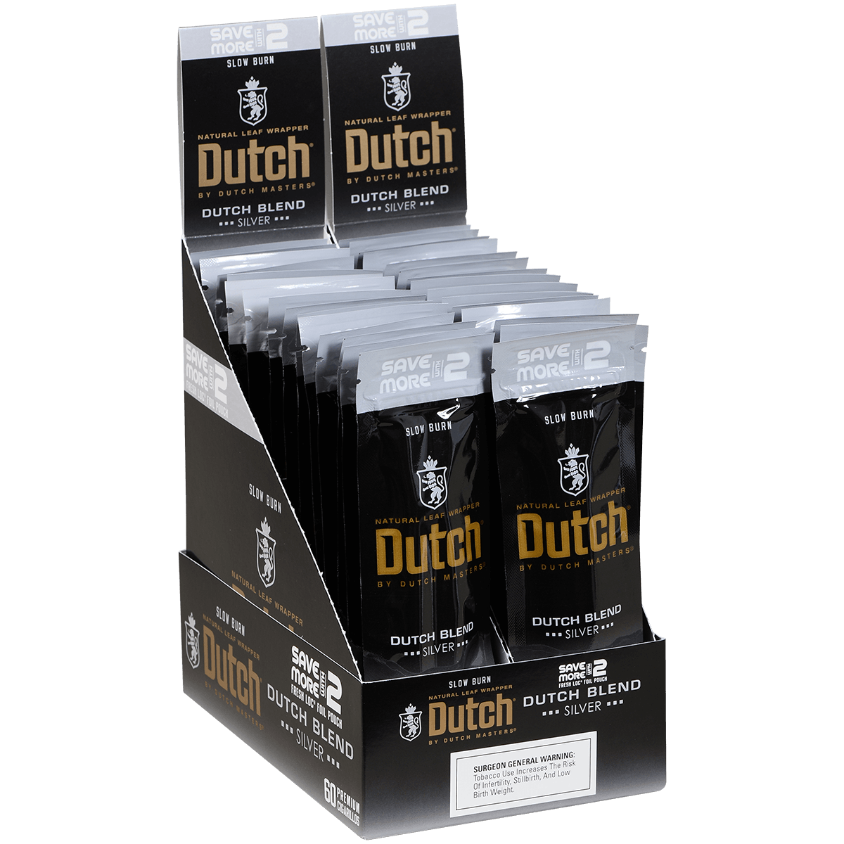 Dutch By Dutch Masters Cigarillos Blend Sv/2 60 Ct. 30/2 Packs 5.63X42