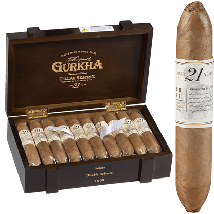 Gurkha Cellar Reserve 21 Year Solara-Dbl Robusto 20 Ct. Box 5.00X58