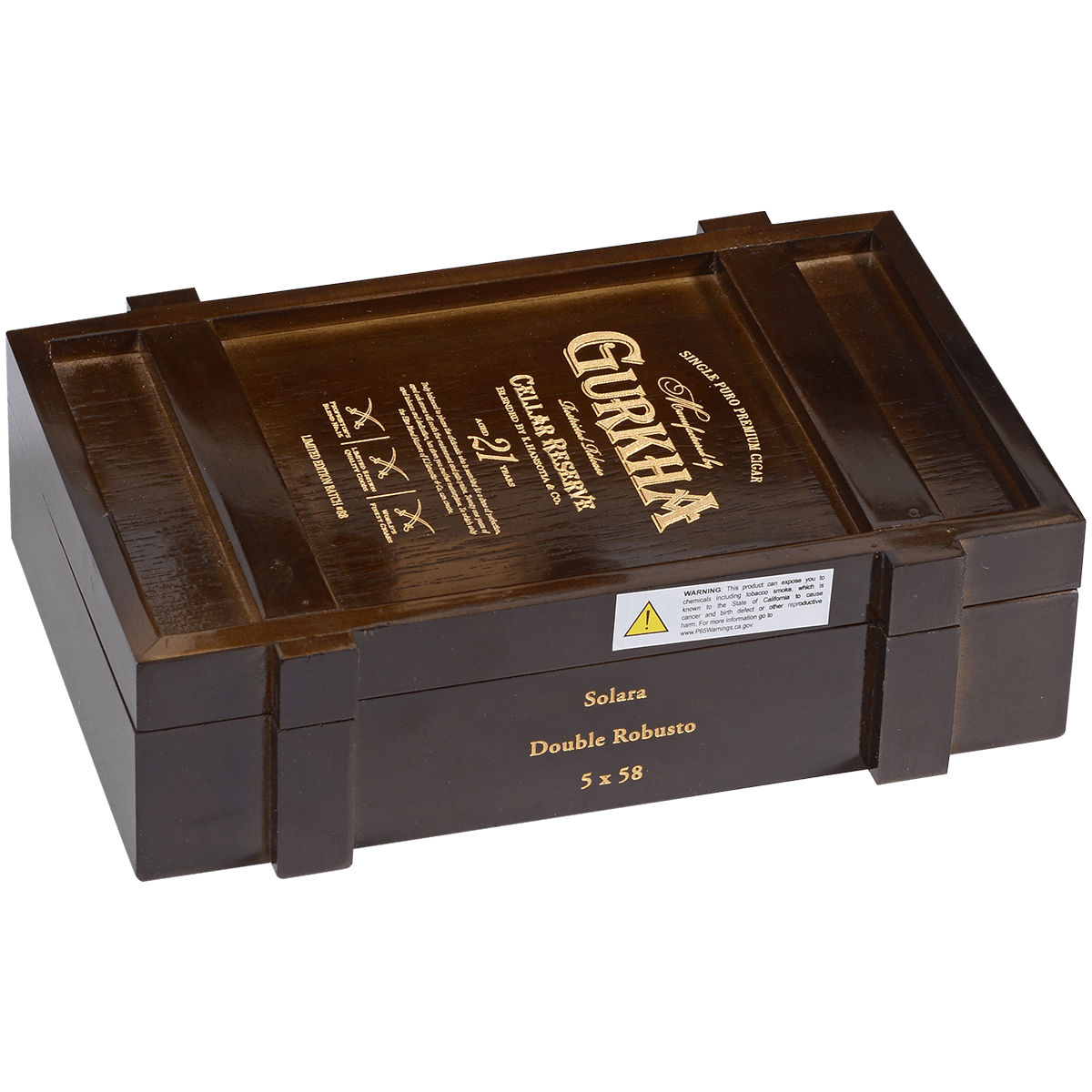 Gurkha Cellar Reserve 21 Year Solara-Dbl Robusto 20 Ct. Box 5.00X58