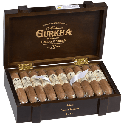 Gurkha Cellar Reserve 21 Year Solara-Dbl Robusto 20 Ct. Box 5.00X58