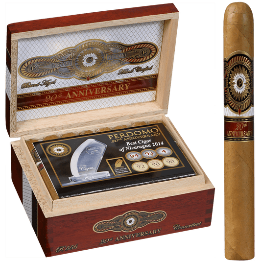 Perdomo 20Th Anniversary Connecticut Robusto 24 Ct. Box 5.00X56