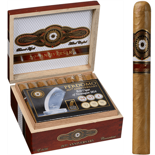 Perdomo 20Th Anniversary Connecticut Epicure 24 Ct. Box 6.00X56