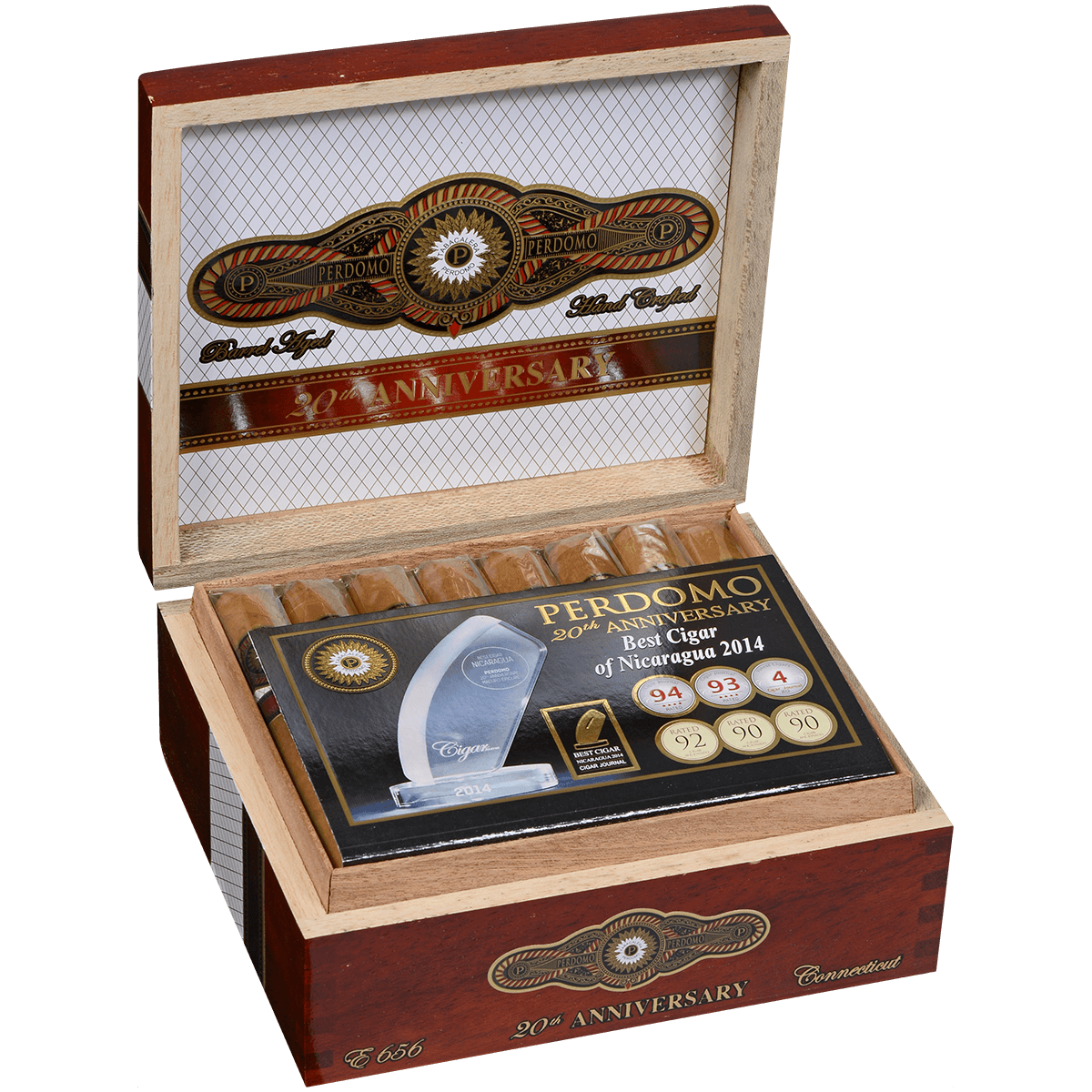 Perdomo 20Th Anniversary Connecticut Epicure 24 Ct. Box 6.00X56