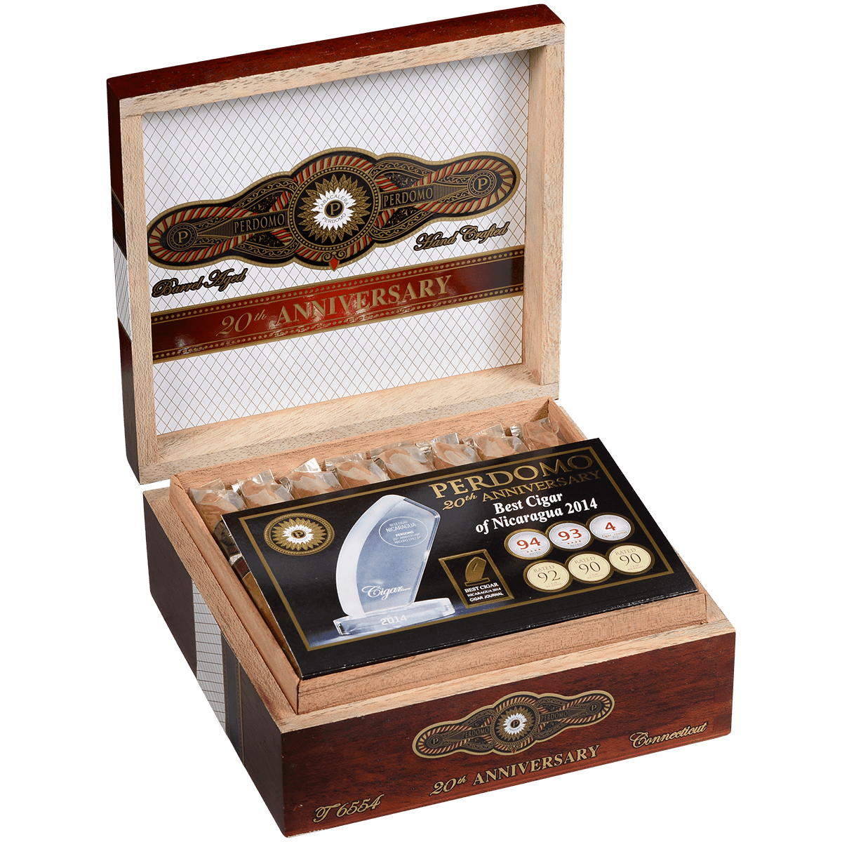 Perdomo 20Th Anniversary Connecticut Torpedo 24 Ct. Box 6.50X54
