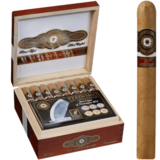 Perdomo 20Th Anniversary Connecticut Churchill 24 Ct. Box 7.00X56