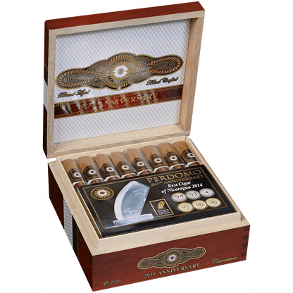 Perdomo 20Th Anniversary Connecticut Churchill 24 Ct. Box 7.00X56