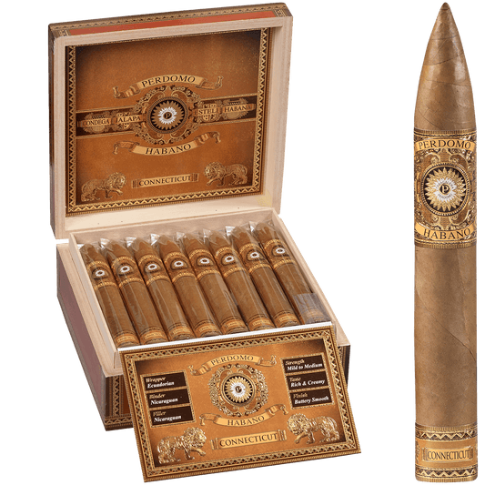 Perdomo Habano Bba Connecticut Torpedo 24 Ct. Box 6.50X54