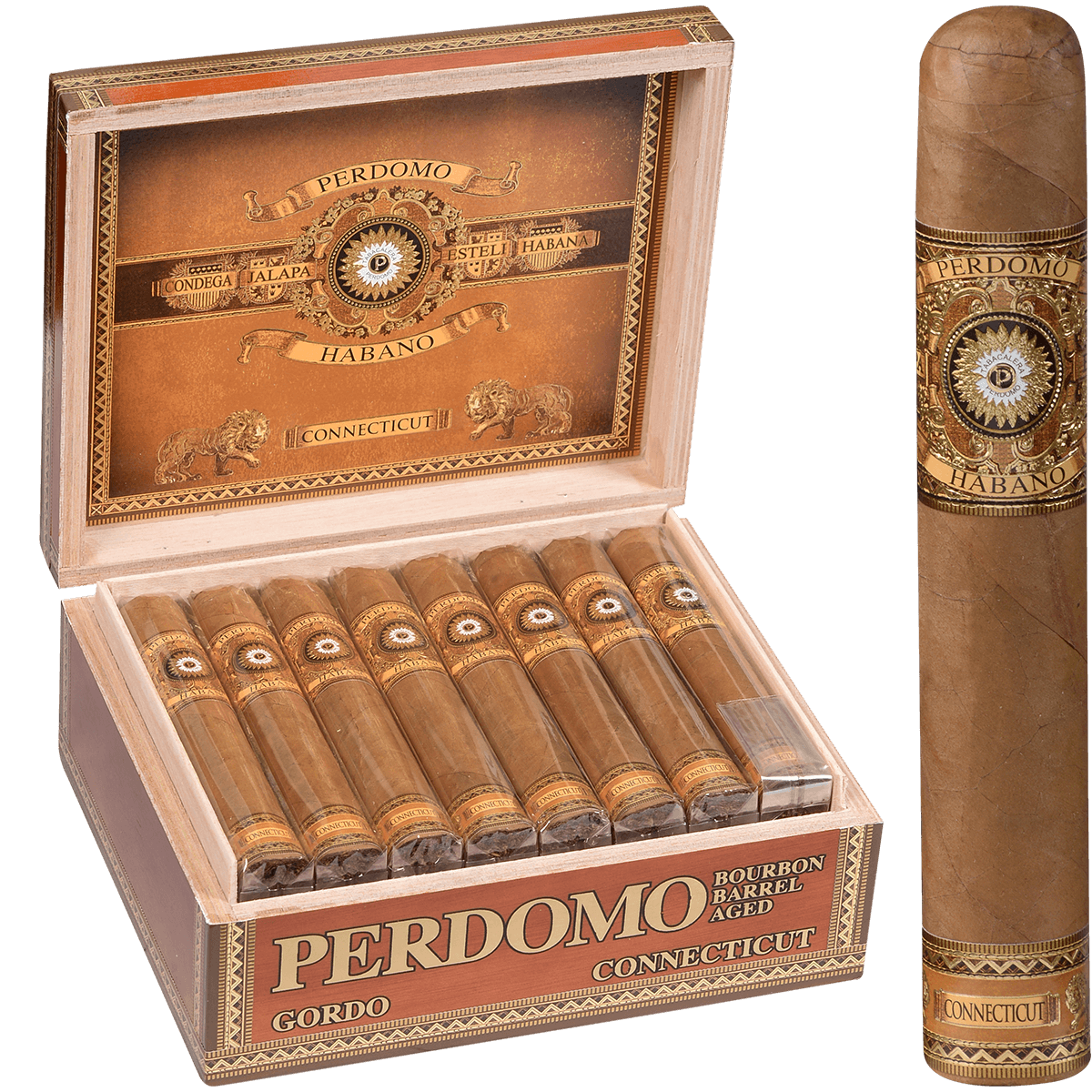 Perdomo Habano Bba Connecticut Gordo 24 Ct. Box 6.00X60