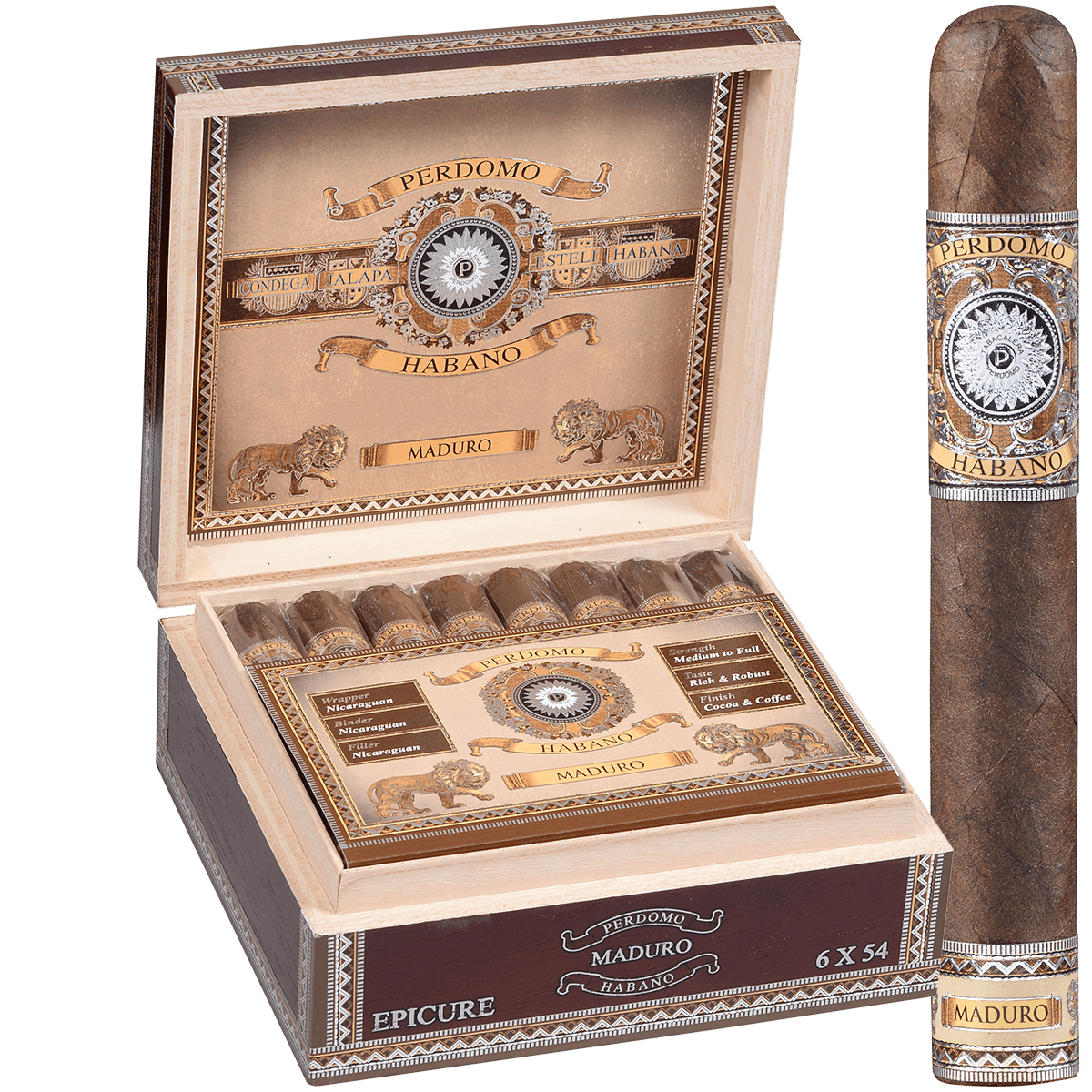 Perdomo Habano Bba Maduro Epicure 24 Ct. Box 6.00X54