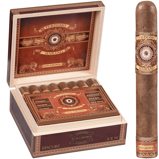 Perdomo Habano Bba Sun Grown Epicure 24 Ct. Box 6.00X54