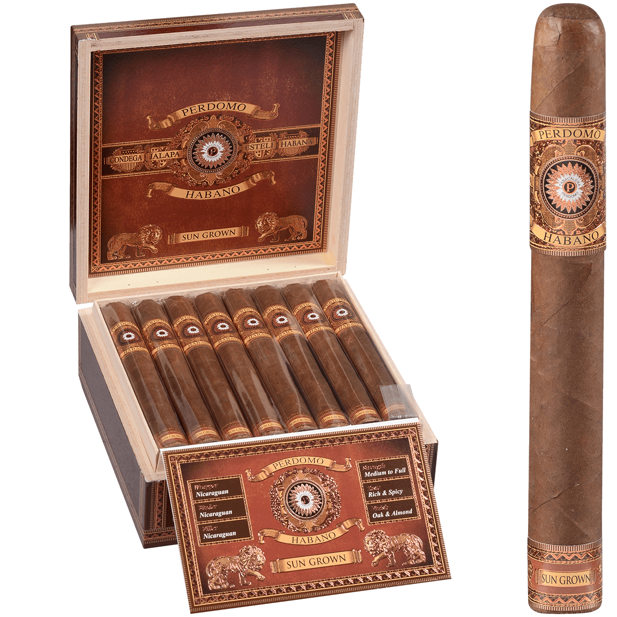 Perdomo Habano Bba Sun Grown Churchill 24 Ct. Box 7.00X54