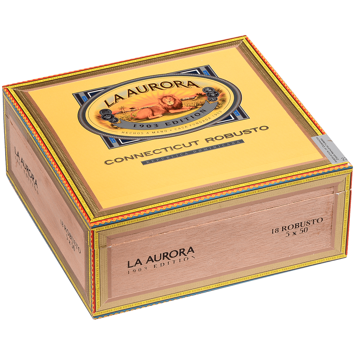 La Aurora Preferidos Sapphire Connecticut Robusto 18 Ct. Box 5.00X50