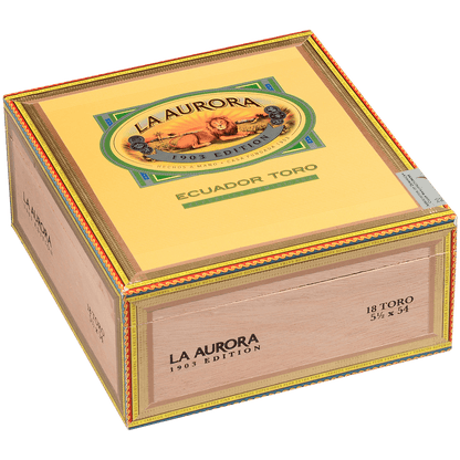La Aurora Preferidos Emerald Sun Grown Ecuador Sumatra Toro 18 Ct. Box 5.50X54