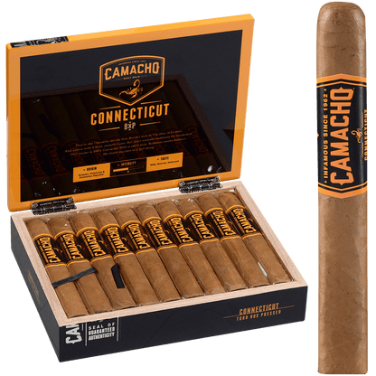 Camacho Connecticut Bxp Toro 20 Ct. Box 6.00X50