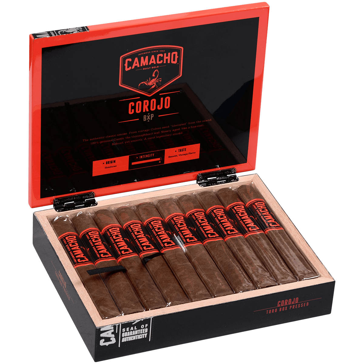 Camacho Corojo Bxp Toro 20 Ct. Box 6.00X50