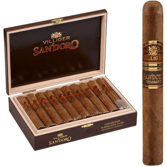 Villiger Sandoro Colorado Robusto 20 Ct. Box 5.00X50