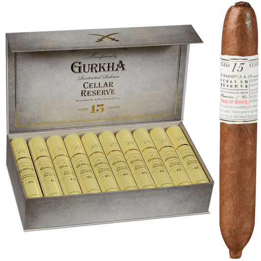 Gurkha Cellar Reserve 15 Yr Tubo Hendonism 20 Ct. Box 6.00X58