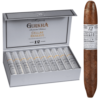 Gurkha Cellar Reserve Platinum Edition 12 Yr Tubo Hendonism 20 Ct. Box 6.00X58