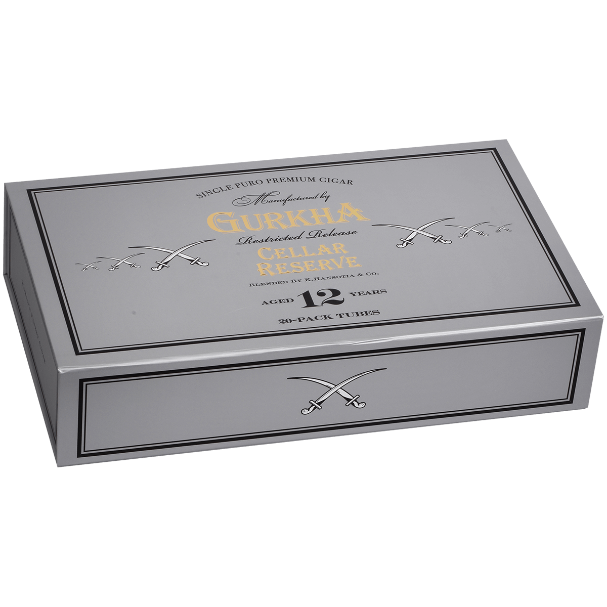 Gurkha Cellar Reserve Platinum Edition 12 Yr Tubo Hendonism 20 Ct. Box 6.00X58