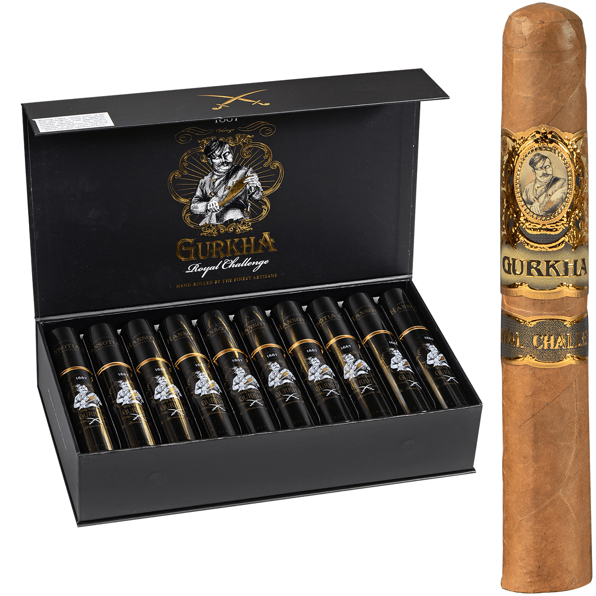 Gurkha Royal Challenge Natural Tubo 20 Ct. Box 6.00X56