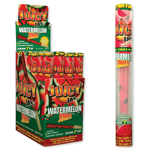 Papers Juicy Jays Jones Pre-Rolled Cone Watermelon 2Pk 24 Ct. Display