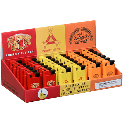 Lighter Romeo Montecristo H Upmann Refillable 36 Ct. Display