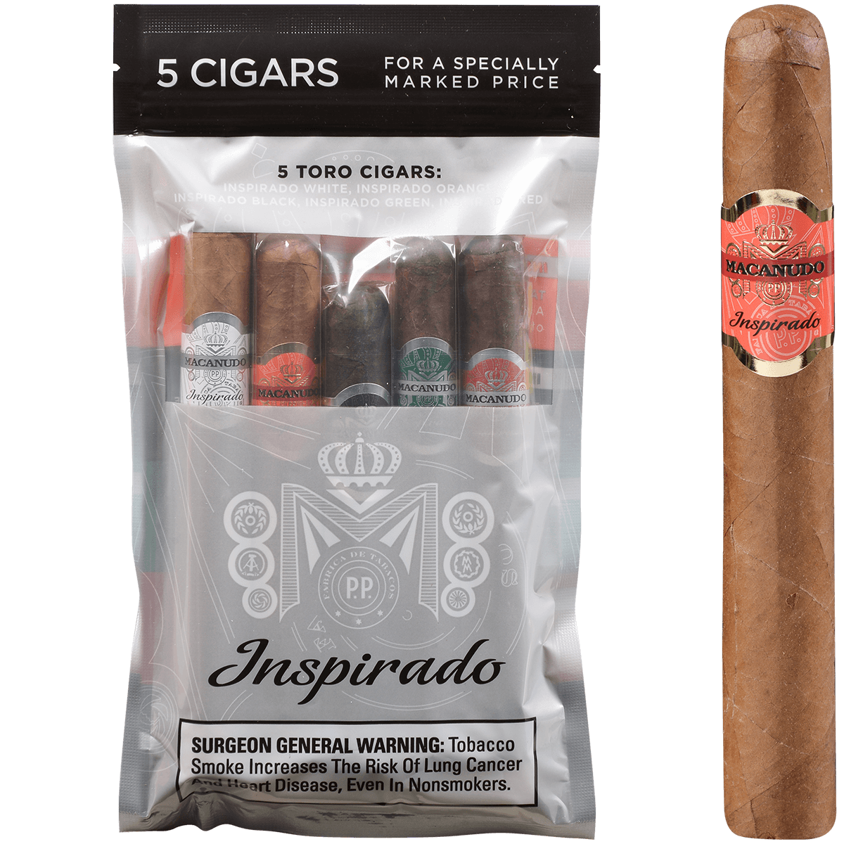Macanudo Toro Sampler 5 Pack