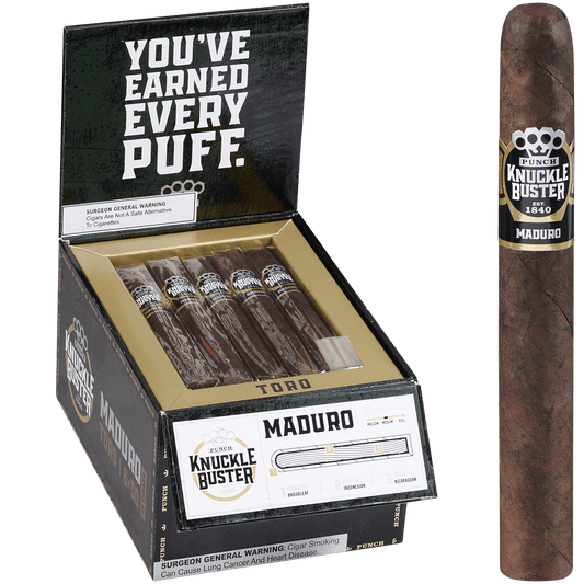 Punch Knuckle Buster Maduro Toro 25 Ct. 6X50 Bx