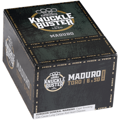 Punch Knuckle Buster Maduro Toro 25 Ct. 6X50 Bx