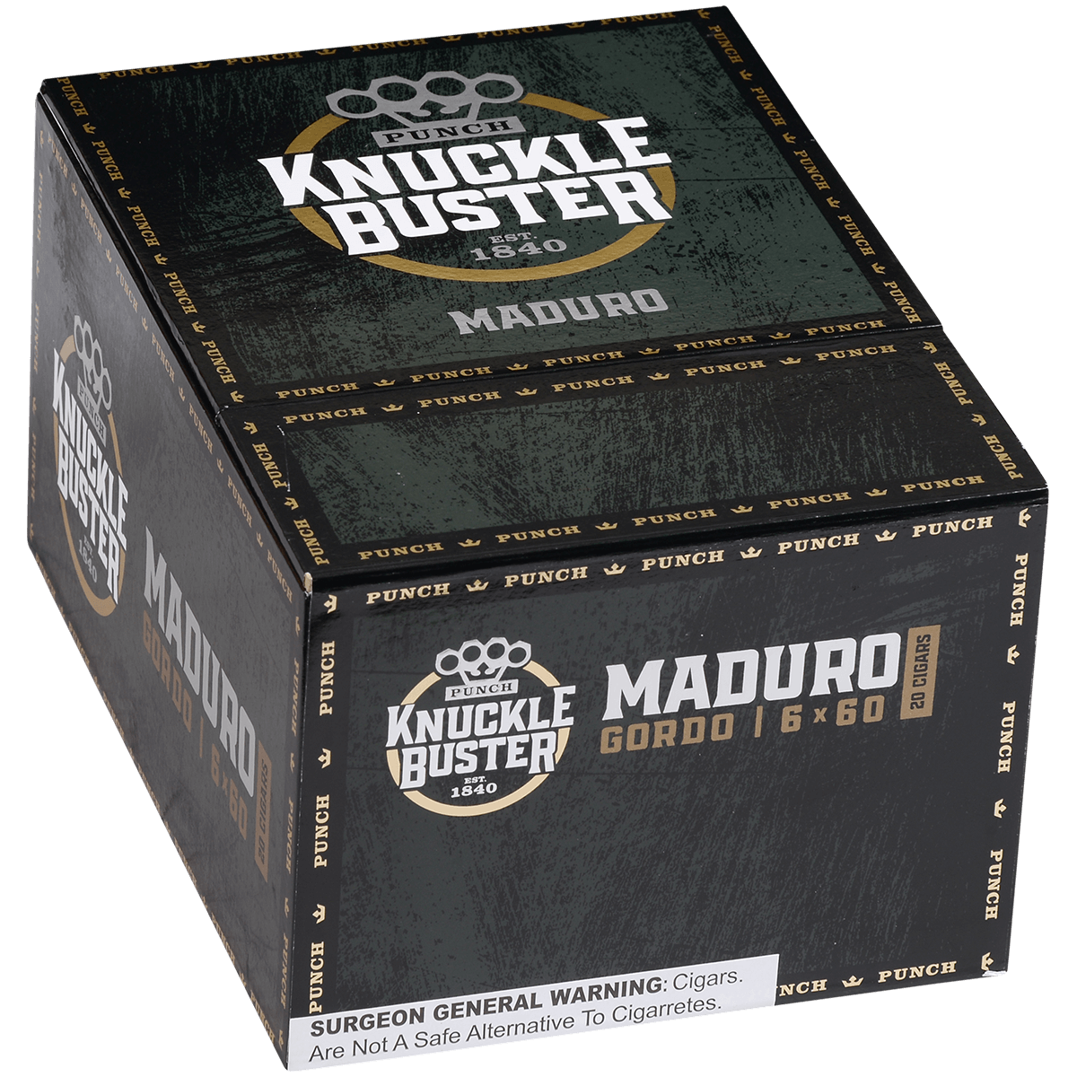 Punch Knuckle Buster Maduro Gordo 20 Ct. 6X60 Bx