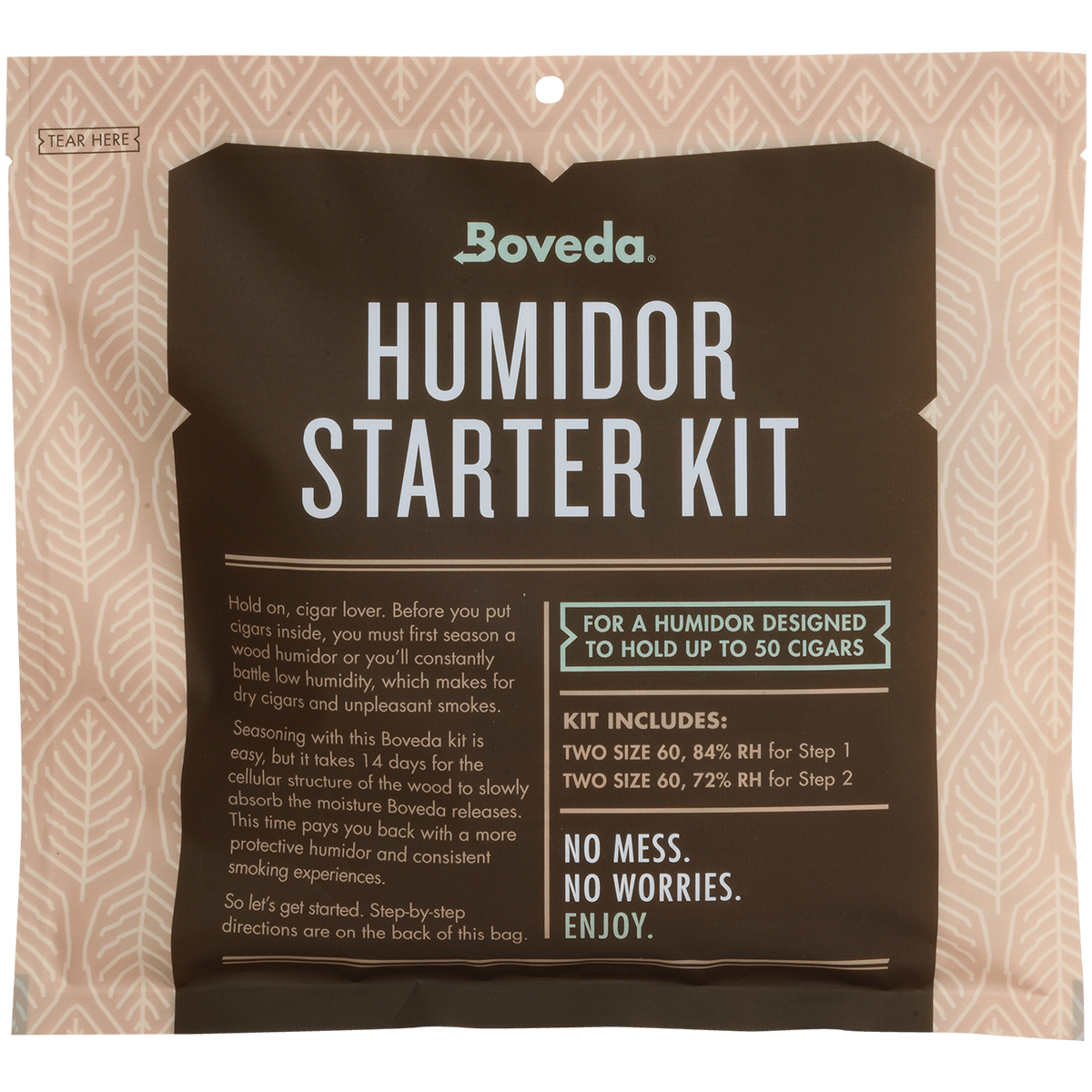 Boveda 50-Count Humidor Starter Kit
