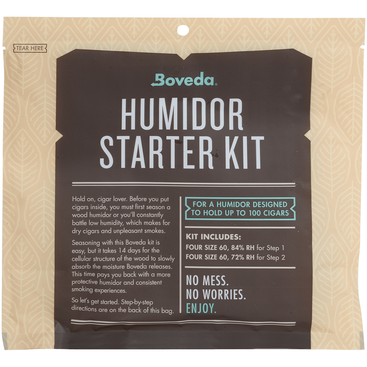 Boveda 100- Count Humidor Starter Kit