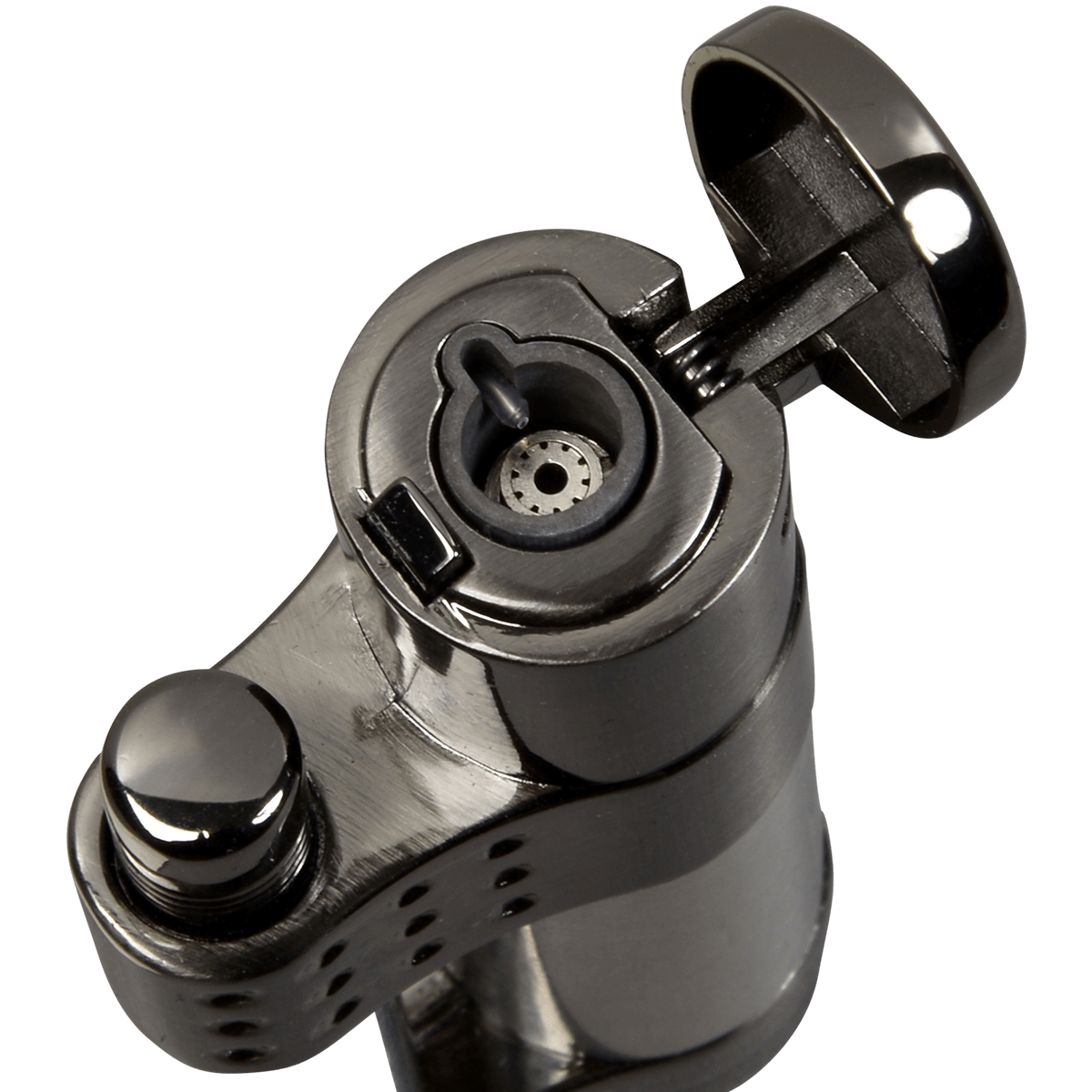 Lighter Vector Stratos Single Torch Gunmetal Satin