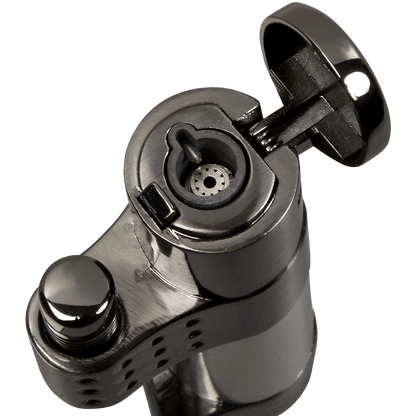 Lighter Vector Stratos Single Torch Gunmetal Satin