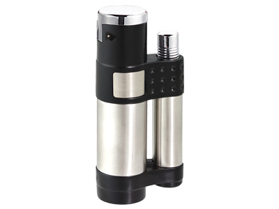 Lighter Vector Stratos Single Torch Black Matte