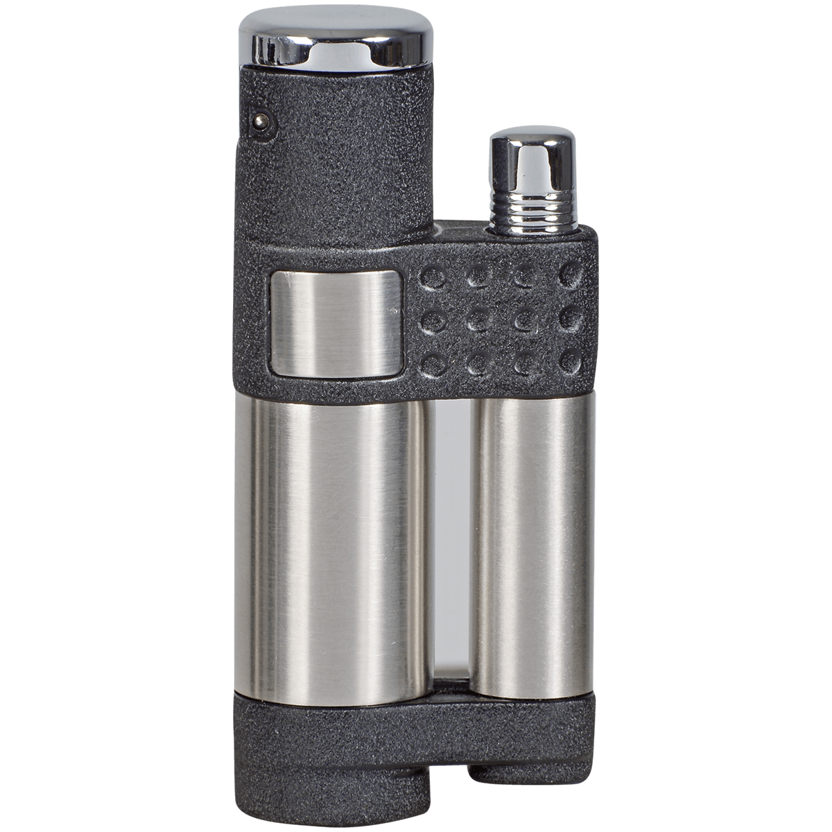 Lighter Vector Stratos Single Torch Black Crackle Matte