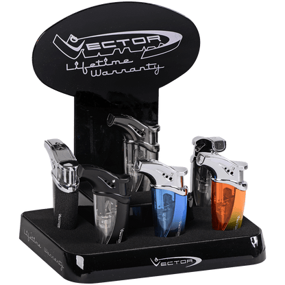 Lighter Vector Volt Single Flame 6 Ct. Prepack Display