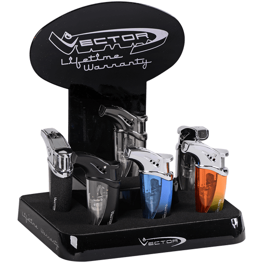 Lighter Vector Volt Single Flame 6 Ct. Prepack Display