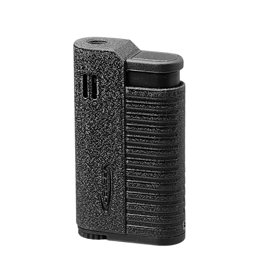 Lighter Vector Hammer Single Torch Black Crackle Matte