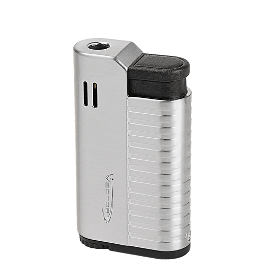 Lighter Vector Hammer Single Torch Chrome Satin