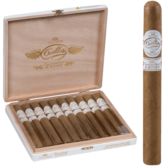 Villiger Cuellar Conn. Kreme Churchill 10 Ct. Box 7.00X50