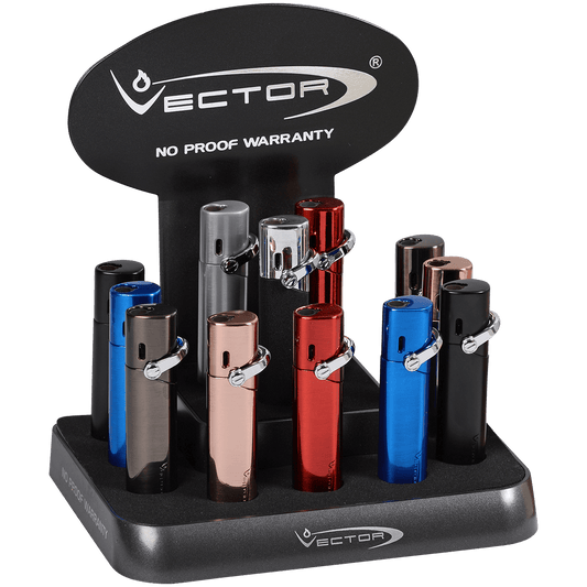 Lighter Vector Mystique Single Flame 12 Ct. Prpack Display