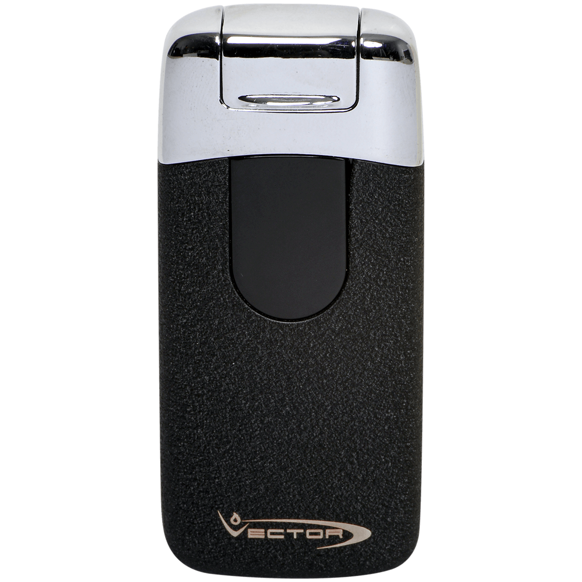 Lighter Vector Electron Dual Arc Black Crackle Matte