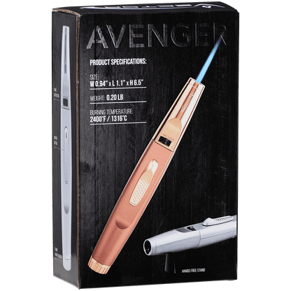 Lighter Vector Avenger Single Jet Torch Gunmetal Matte