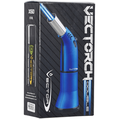 Lighter Vector Vectorch Double Flame Black Matte