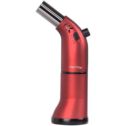 Lighter Vector Vectorch Double Flame Red Matte